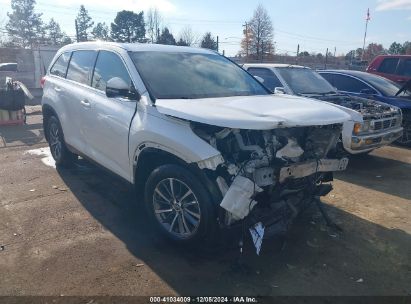 Photo TOYOTA highlander xle.