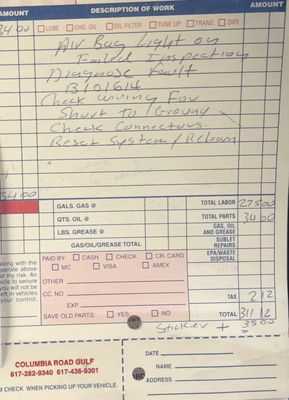 Photo Columbia Road Gulf Service