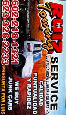 Photo Ruiz Towing Services