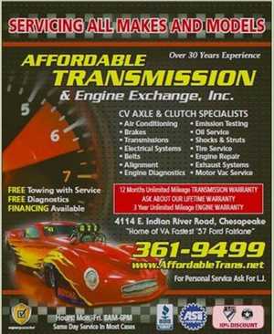 Photo Affordable Transmissions