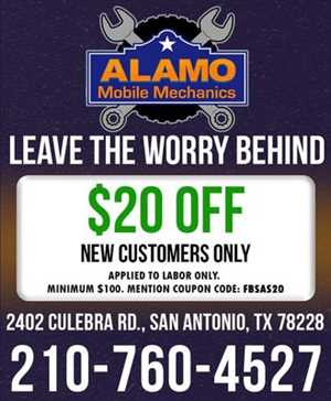 Photo Alamo 24 Hour Mobile Mechanic