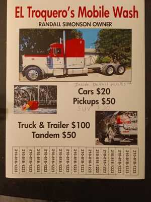 Photo EL Troquero’s Mobile Wash